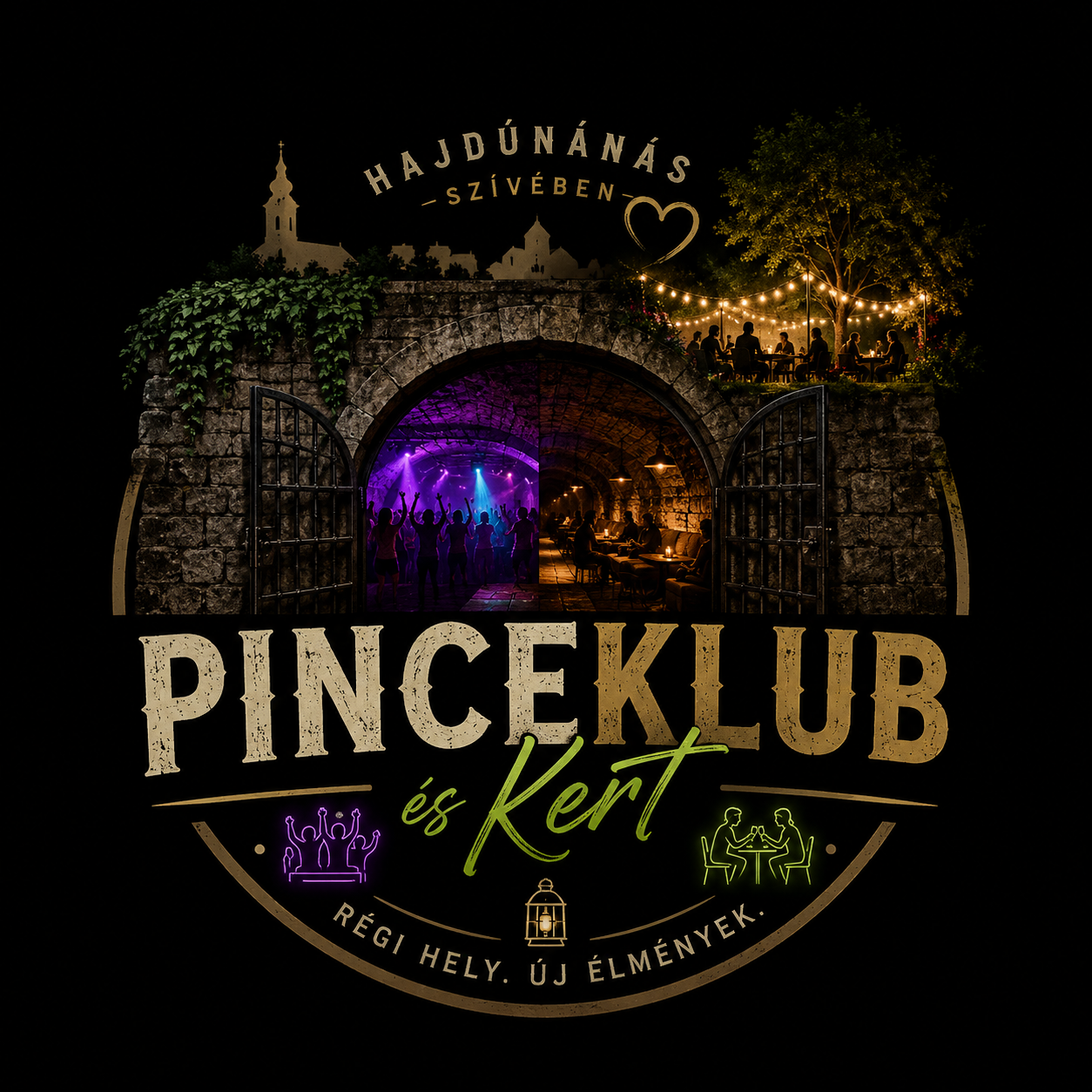 Pinceklub és Kert